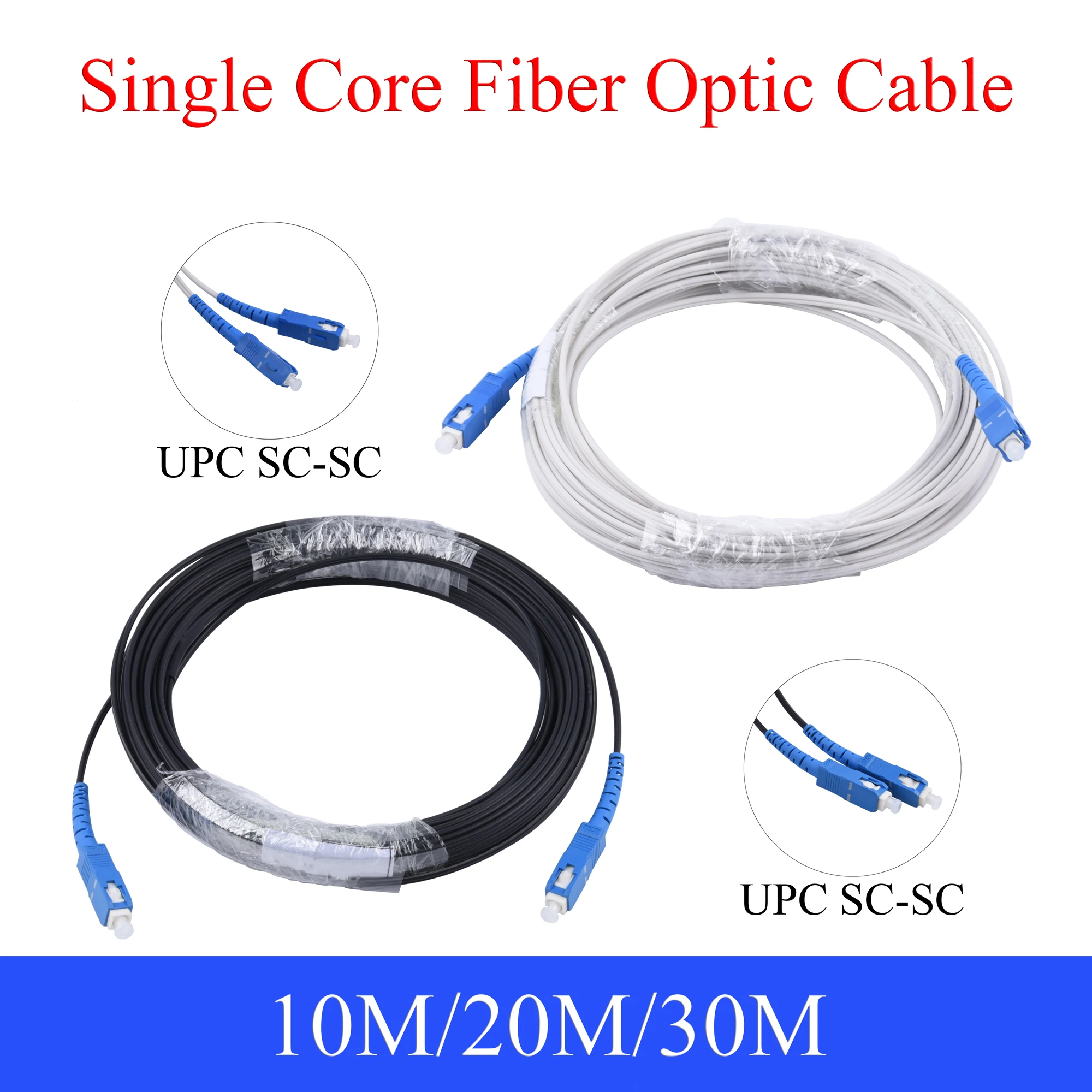1PCS-UPC-SC-to-SC-Fiber-Optic-Extension-Cable-Single-Core-Single-Mode ...