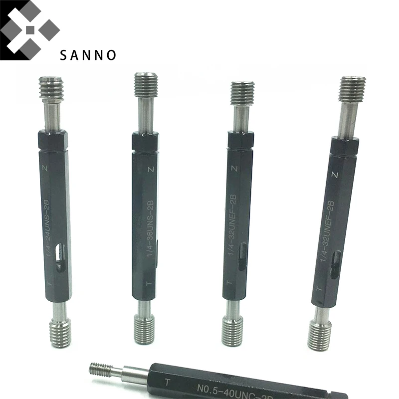 High precision UNC  UNF  UNEF  UNS US units screw gauging tool thread plug gauge 0-80 UNF-2B  4-40 UNC-2B  10-32 UNF-2B (2)