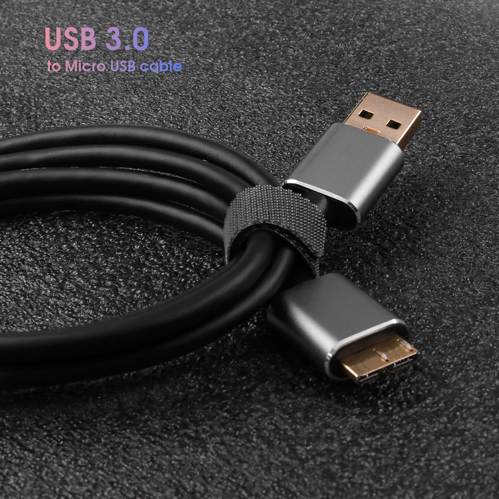 Кабель для передачи данных Micro USB 3,0 кабель для быстрой зарядки USB кабель кабели для мобильных телефонов 1 м для samsung Note 3 S5 для жесткого диска