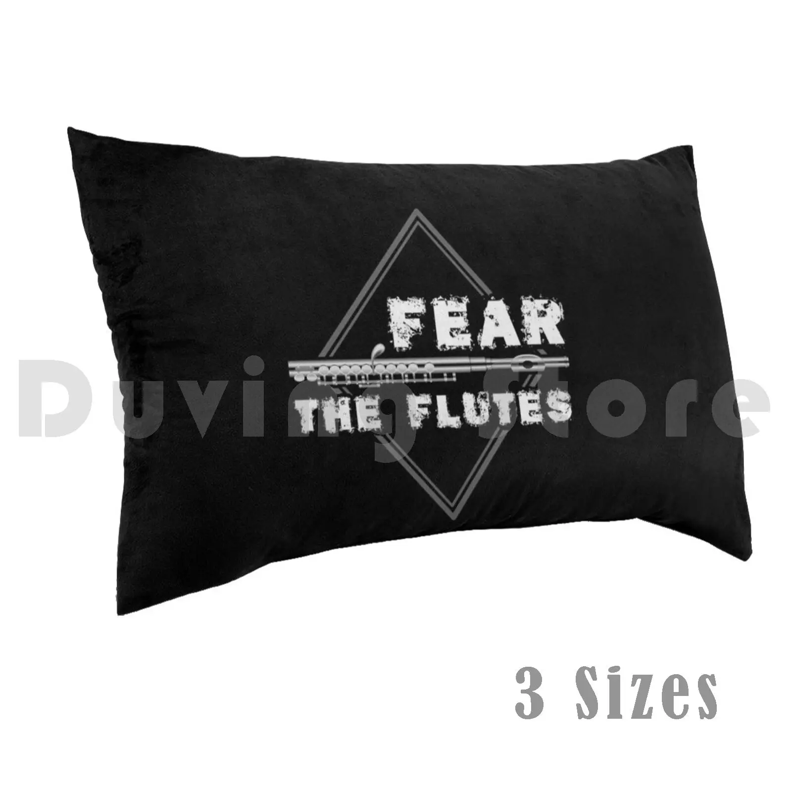 

Flute Player Flute Pillow Case Printed 50x75 Flute Flautist Floodist Flute Player Music Musician Musical
