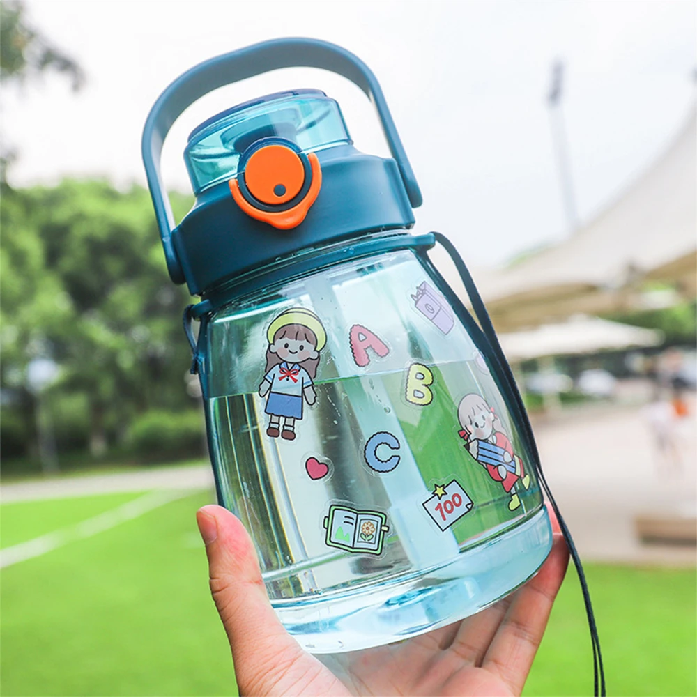 1300ml Pp Plastic Water Bottle Baby Bear Durable Water Bottles For Girls  Kids Drinkware Bpa Free Student Gift Cup Bottle - Water Bottles - AliExpress