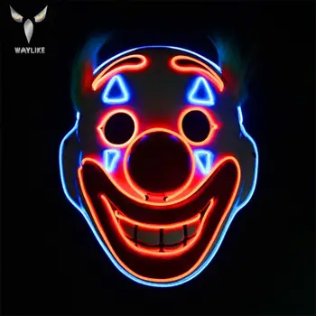 

Waylike Halloween Joker Mask Arthur Fleck Cosplay Movie Clown Costumes Props Halloween Easter Party Mask