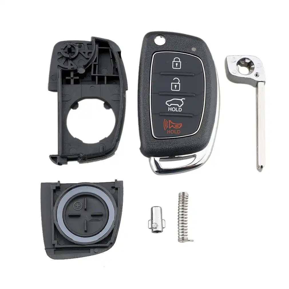 20132014 Auto 4 Button Fob Key Shell Case Folding Key Cover For