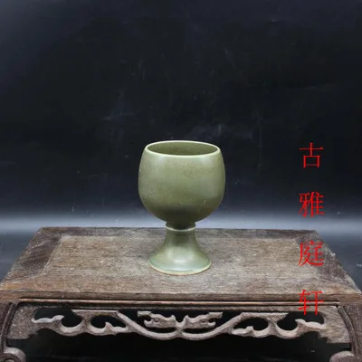 Monochromatic glazed goblets high-quality household antique porcelain decorations | Дом и сад