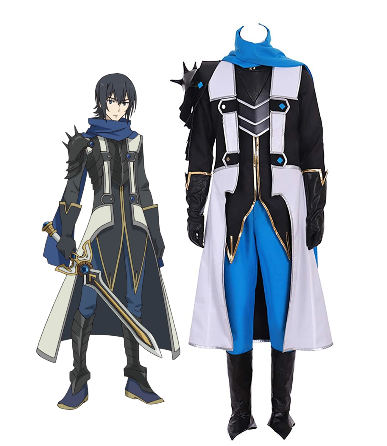 

The Rising of The Shield Hero Ren Amaki Cosplay Costume Sword Hero Amaki Ren Cosplay Custom Made