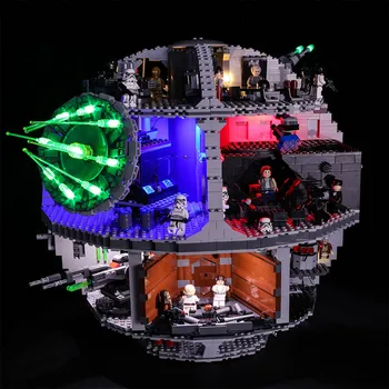 

Led Light Set For 75159 Star Series Wars Death Star Compatible 05063 Building Blocks Bricks Toys only light+Battery box