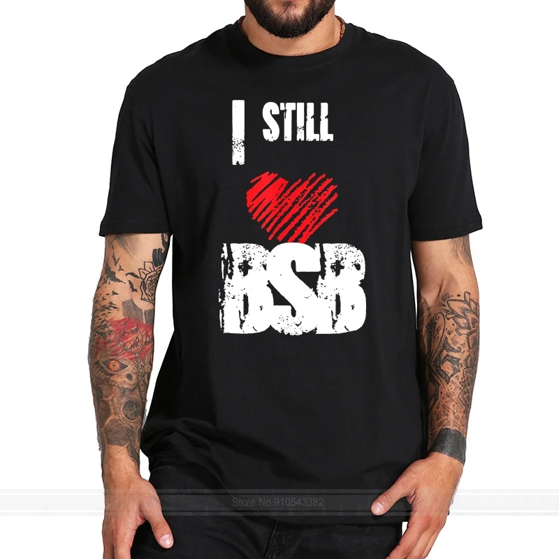 Футболка из 100% хлопка с надписью I Still Love BSB Fan Welcome Backstreet Boys Back Again Music Black | Мужская