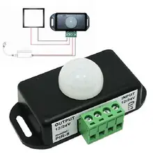 Cheap 120 Degrees Automatic DC 12V-24V 8A Infrared PIR Motion Sensor Switch for LED Light 5 ~ 8 M Infrared Motion Sensor Detector Cheap 120 Degrees Automatic DC 12V-24V 8A Infrared PIR Motion Sensor Switch for LED Light 5 ~ 8 M Infrared Motion Sensor Detector
