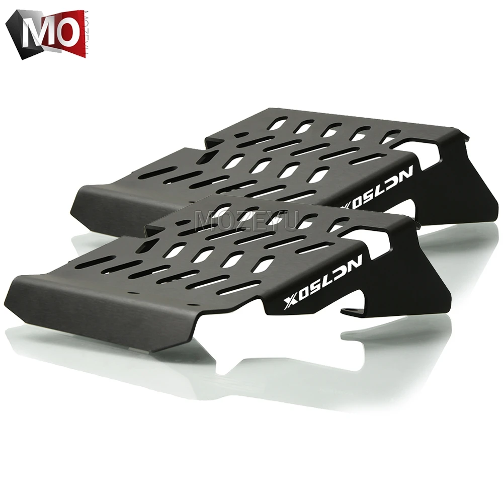 Black 2 piece Аксессуары для мотоциклов NC750X противоскользящая пластина Защита двигателя шасси Защитная крышка для Honda NC750X NC750 X NC750 NC 750X2018 - Цвет: Black 2 piece