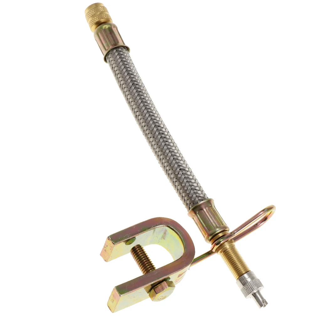 Truck Trailer Vehicles Tire Tyre Valve Extension Adaptor With Metal Clamp
