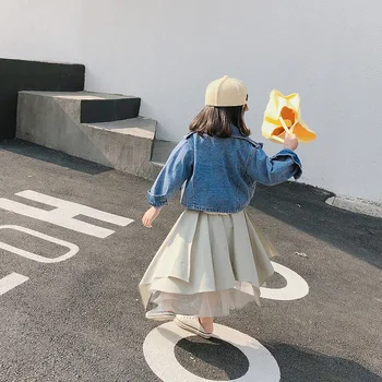 

2020 Korea style baby girls skirt spring fashion kids girls skirts 3-8 years