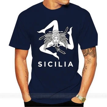 

Funny men t shirt novelty tshirt women Sicilian Pride - Sicilia - Sicilian Flag Trinacria T-shirt
