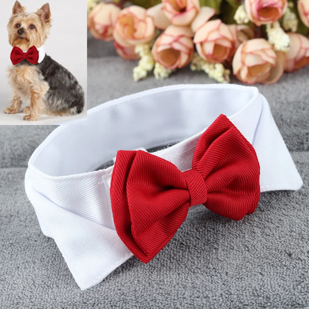 

Bow Tie Collar Necktie Decor Holiday Wedding Life Decoration Accessories Pet Puppy Kitten Dogs Cat Adjustable
