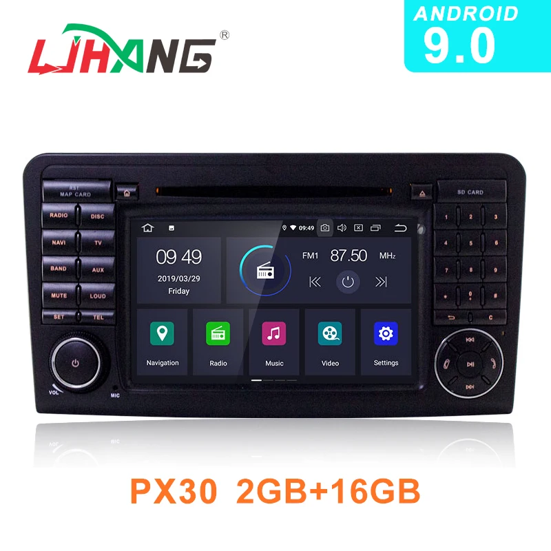 

LJHANG Android 9.0 Car DVD GPS Player For Mercedes Benz ML/GL CLASS W164 ML350 ML500 2 Din Car Multimedia Radio WIFI Audio Auto