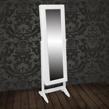 

Jewelery Cabinet Mirror Storage Cabinet Bedroom White