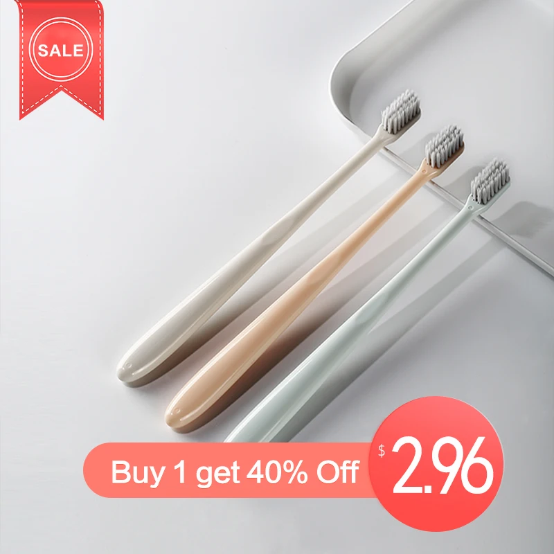 Новинка 2019 зубная щетка с серебряной ионной щетиной в скандинавском стиле