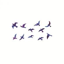 Cute Watercolor Flying Bird Waterproof Temporary Tattoo Sticker Men Women Arm Shoulder Calf Fake Tattoo Body Art Sticker