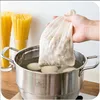 3 Sizes Pure Cotton Fine Mesh Nut Milk Strainer Reusable Yogurt Coffee Tea Juice Muslin Cheese cloth Bag Kitchen Accessories ► Photo 2/6