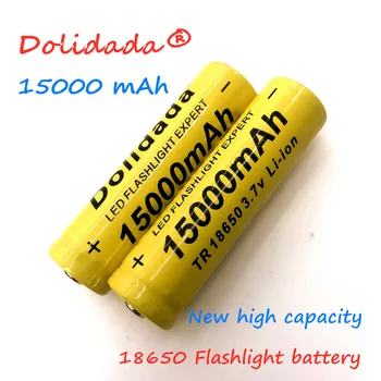 

2020 new 18650 Li-Ion battery 15000mah rechargeable battery 3.7V for LED flashlight flashlight or electronic devices batteria