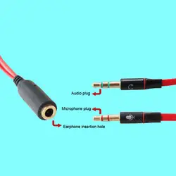 5 шт./партия 3,5 мм стерео мини-джек 1 Женский до 2 Мужской Y сплиттер аудиокабель наушников LHB99