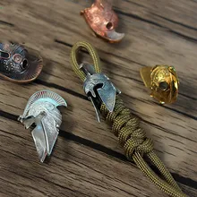 Бусы на веревочке Металлические Подвески Браслет выживания, нож-кулон для аксессуаров Паракорд Пряжка спусковой шнур из Паракорда