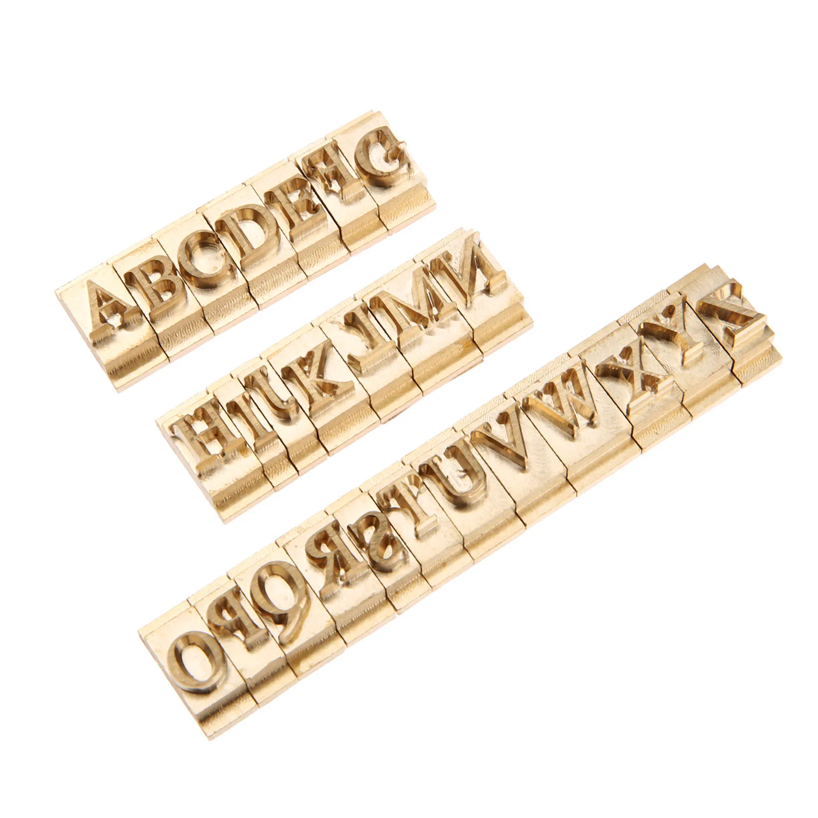 26pcs/set Capital Letters Gold Brass Times New Roman Stamp Molds A-Z Craving Tool Iron Press Stamping Leather Wood Cake Craft