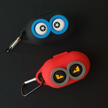 

Cool Silicon Cover for Samsung Galaxy Buds / Buds+ Plus Case Bluetooth Earphone Charging Box Skin Decor with Anti-lost Strap