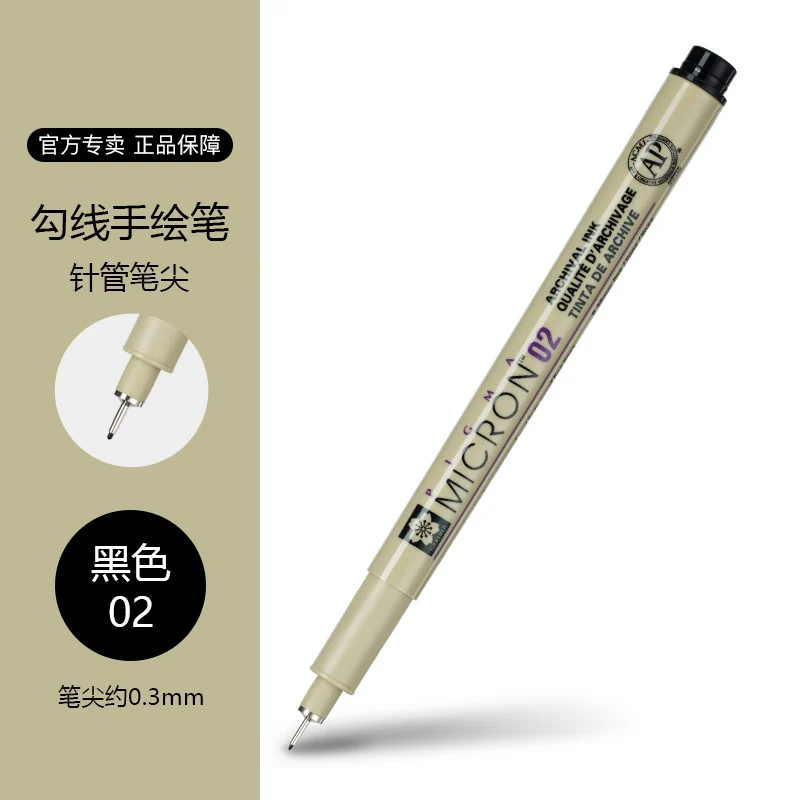 1pc Sakura Micron Pen Needle Tip Soft Brush Drawing Pen Lot 005 01 02 03 04  05 08 1.0 Brush Art Markers Comic Pen - Gel Pens - AliExpress