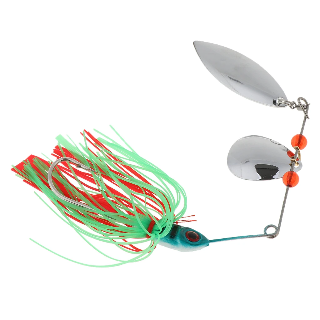 Lifelike Metal Fishing Lure Spinner Bait Spoon Tackle Bass Crankbaits Spinnerbaits