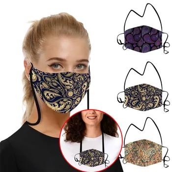 

3pc Adult Mouth Masks for Protection Face Mask Washable Earloop Mask MouthMask Washable bandana Reuse Face dropshipping#3