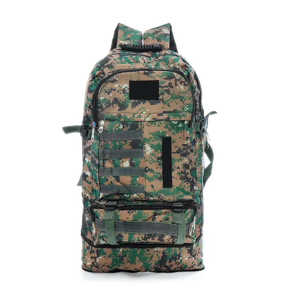  Waterproof Men Military Tactical Assault Nylon Pack 70L Sling Backpack Army Rucksack Bag for Outdoo