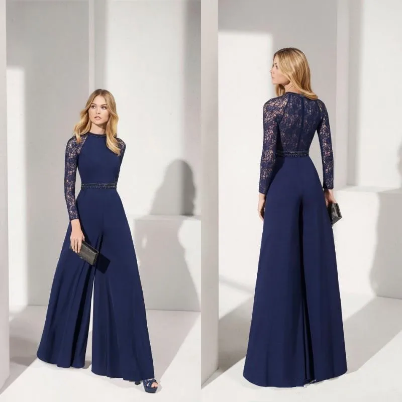 Navy Jumpsuits Mother Of The Bride 