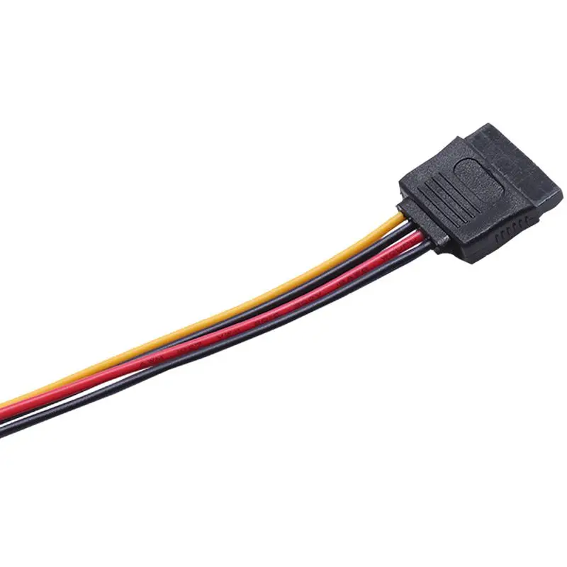 ПК SATA(15 контактов мужского и женского пола кабель питания для HDD адаптер конвертер