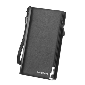 

Men's Long Pattern Wallet Multi-Function Zipper Handbag Europe Male Handbags