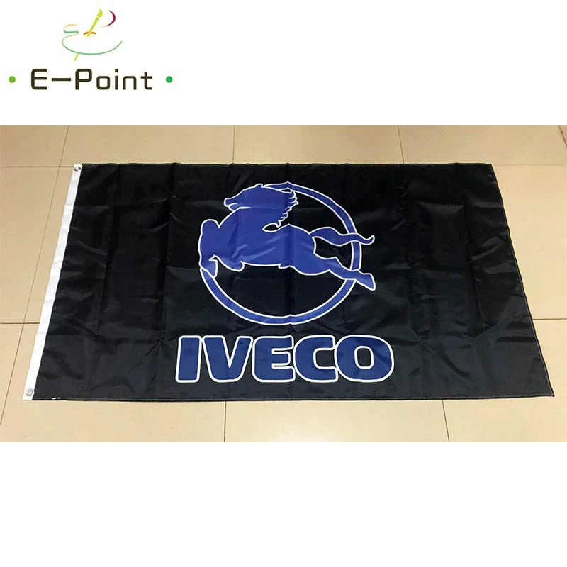 Автомобильный флаг IVECO Италия Размер 2 фута * 3 (60*90 см) размер 5 футов (90*150