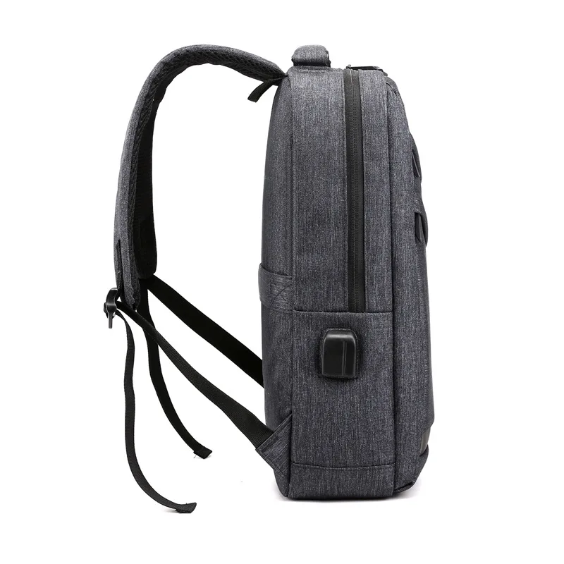 

2019 Autumn & Winter Nylon New Style Men Business Computer USB Backpack Students Large Capacity School Bag Can Be Printed