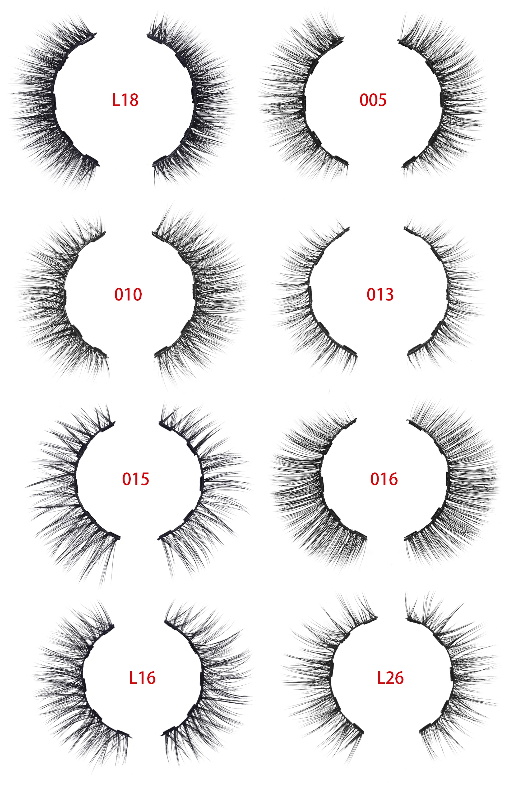 Eyewin magnetic eyelashes for magnetic eyeliner 5 Magnet eyelash False eyelash Natural long for drop ship and wholesale