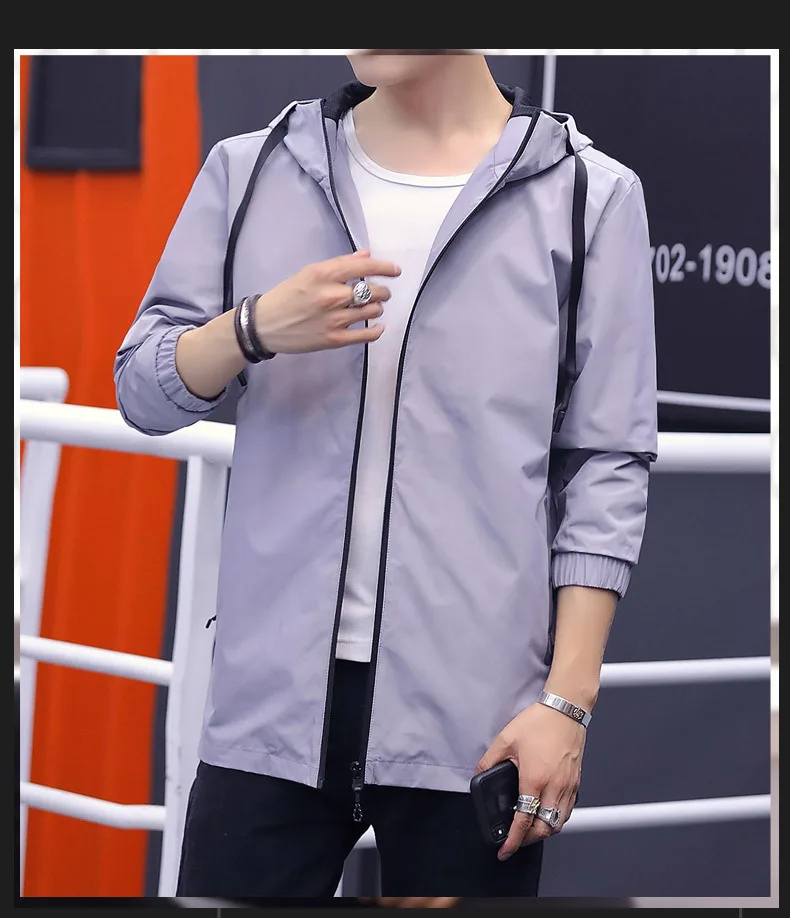 Autumn Winter Male Man Even Hat Self-cultivation Teenagers Increase Down Jacket Outdoors Trekking Travel Thickening Loose Coat