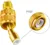 2 ШТ 5/16" SAE Женский до 1/4" Мужской для кондиционера HVAC R410a R22 Калибровочный Шланг Адаптер Вакуумного насоса