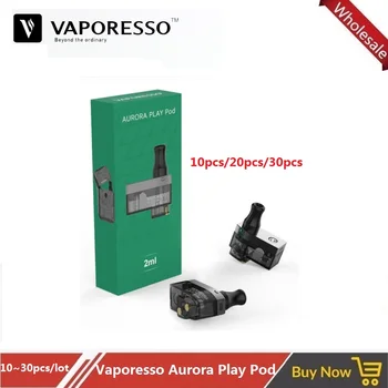 

20pcs/lot Original Vaporesso Aurora Play Pod 2ml Empty Cartridge Refillable Pod Vape Tank with 1.3ohm Coil for Aurora Play Kit