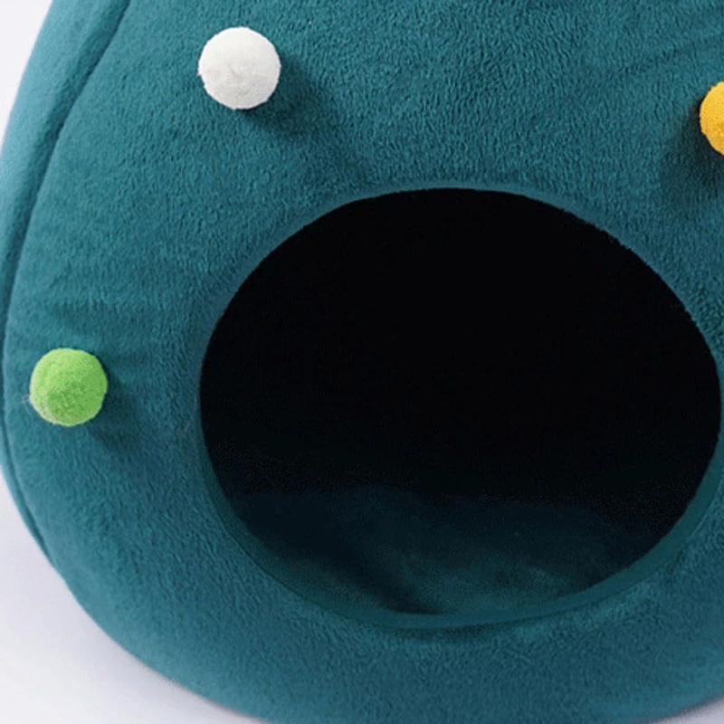 RFWCAK кошка кровать Рождество дом Cuter подстилка для кошачьего наполнителя теплая
