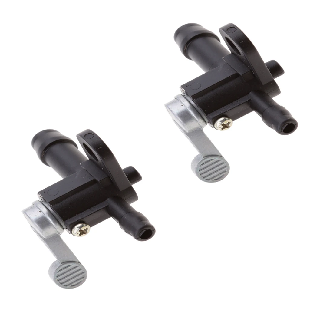 2 Pieces Fuel Valve Switch Petcock Assembly for Yamaha PW50 PW 50 Pit Bike Dirtbike