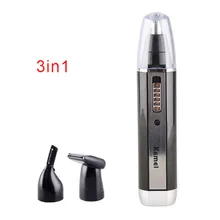 3 in 1 Electric Nose Ear Rechargeable Beard Eyebrow Trimmer Hair Trimmer Electric Nose Ear Shaver Hair Cliper