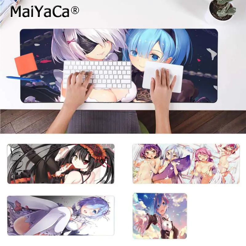 MaiYaCa сексуальная девушка аниме мультфильм коврики для мышки ноутбук Аниме Матовый коврик для мыши мышь прочный коврик для мыши на стол