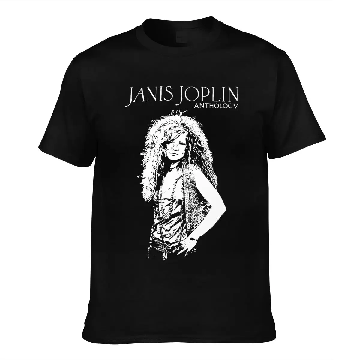 

T Shirt Designer Fashion 2019 Men O Neck Short Sleeve Janis Joplin Anthology Vintage Retro Graphic Tee Shirts