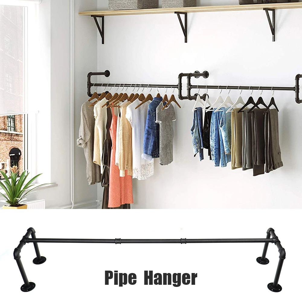 Black Iron Pipe Coat Rack