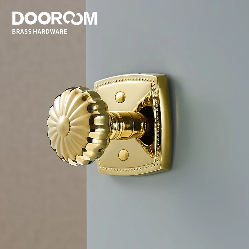 Tanio Dooroom prywatności zestaw zamka drzwiowego błyszczące złoto sklep