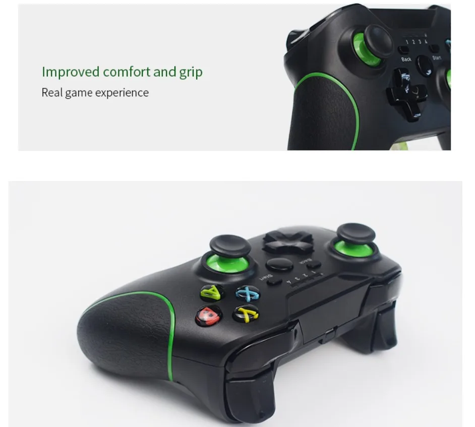 Беспроводной геймпад с приемником 2,4G, игровой контроллер для Xbox One, Xboxone, джойстик, ПК, android, телефоны, геймпады, джойстик
