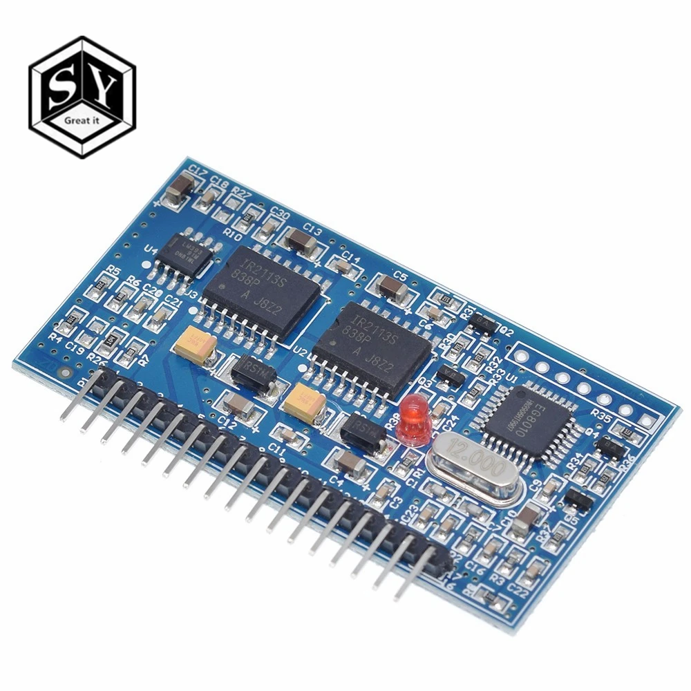 GREAT IT 5 в DC AC чистый синусоидальный инвертор SPWM плата драйвера EGS002 12 МГц