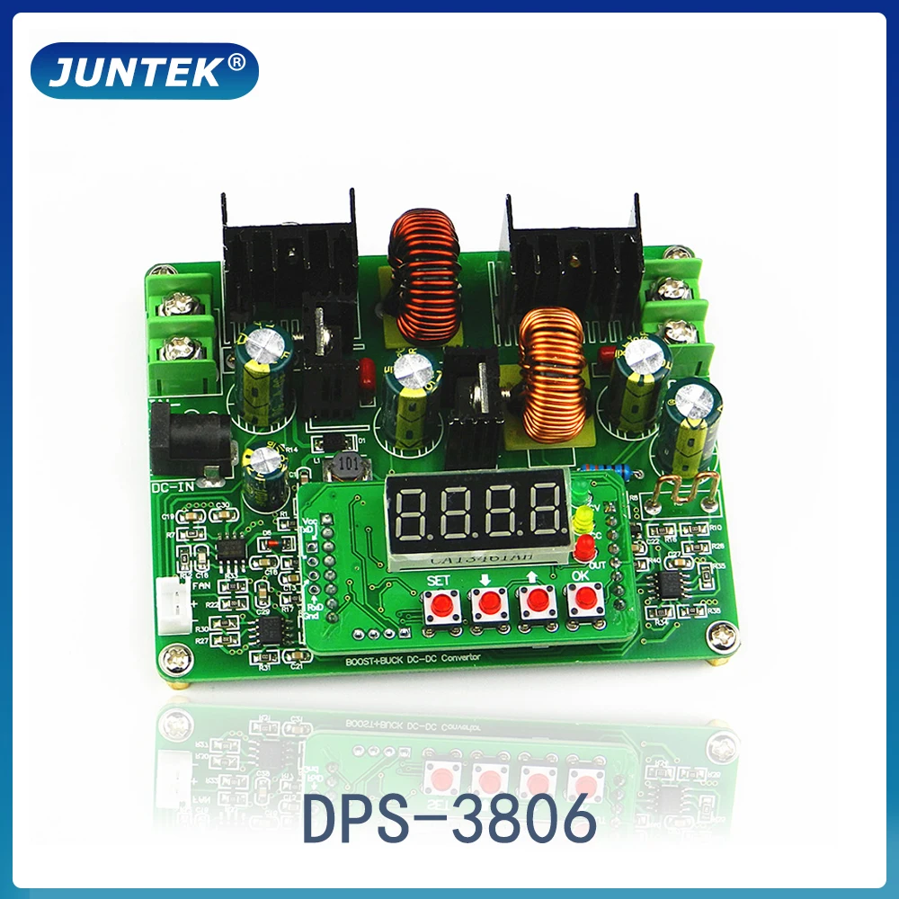 JUNTEK DPS 3806 регулятор напряжения постоянного тока цифровой контроль dc понижающий
